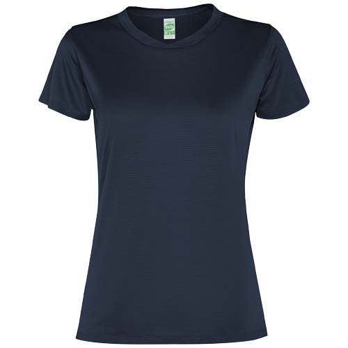 T-shirt de sport personnalisé pour femme 100g Slam ROLY Bleu marine